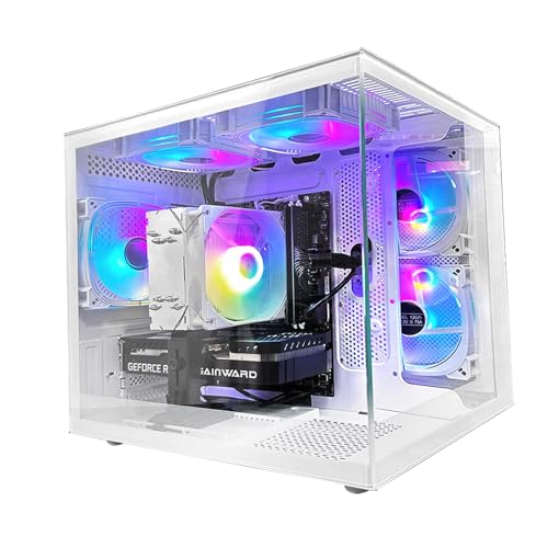 suevery Gaming PC - RTX 3050 Intel i5-12400F（12 Threads 4,4GHz | 32GB DDR4-3200MHz | 1TB NVMe SSD | 5X RGB-Lüfter | Win 11 | Desktop Computer Rechner für Gamer, Zocker & Streamer von suevery