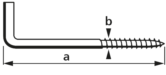 suki. Schlitzhaken, 80 x 5,8 x 38 mm, Holzgewinde suki. Schlitzhaken, 80 x 5,8 x 38 mm, Holzgewinde von suki.