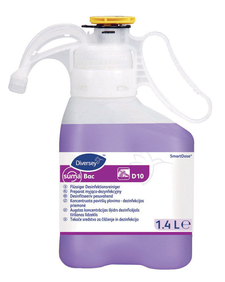 Suma Desinfektionsreiniger Bac D10, SmartDose-System, 1,4 L Suma Desinfektionsreiniger Bac D10, SmartDose-System, 1,4 L von suma