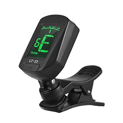 summina Gitarrenstimmgerät Clip-On Tuner Digital Elektronisches Stimmgerät mit LCD-Display für Gitarre Bass Violine Ukulele Chromatisch summina Gitarrenstimmgerät Clip-On Tuner Digital Elektronisches Stimmgerät mit LCD-Display für Gitarre Bass Violine Ukulele Chromatisch von summina