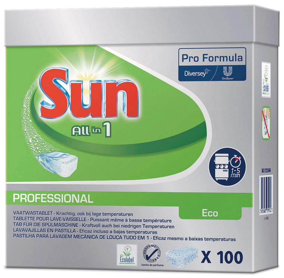 Sun Professional Spülmaschinentabs All-in-1 Eco von sun