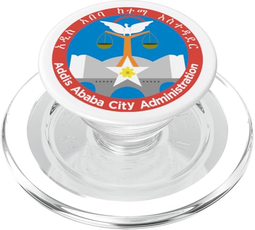 Flagge von Addis Ababa - Äthiopien PopSockets PopGrip für MagSafe von sunken flagship