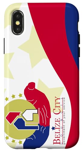 Flagge von Belize City Hülle für iPhone X/XS Flagge von Belize City Hülle für iPhone X/XS von sunken flagship