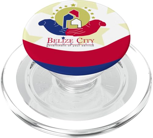 Flagge von Belize City PopSockets PopGrip für MagSafe von sunken flagship