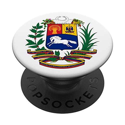Wappen von Venezuela PopSockets Klebender PopGrip von sunken flagship