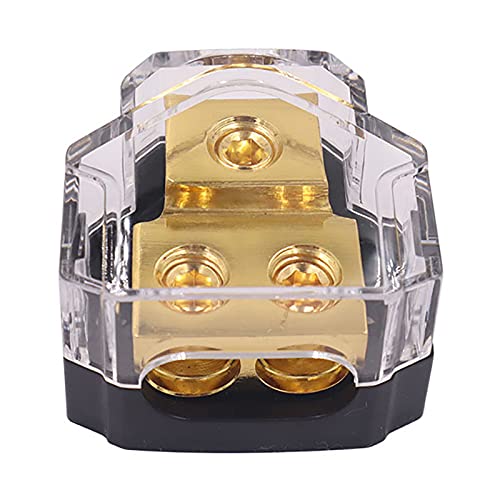 sunmin Auto Audio VerstäRker Strom Verteilungs Block 1 in 2 Aus Weg Power Ground Verteiler BlöCke Auto VerstäRker Audio Splitter von sunmin