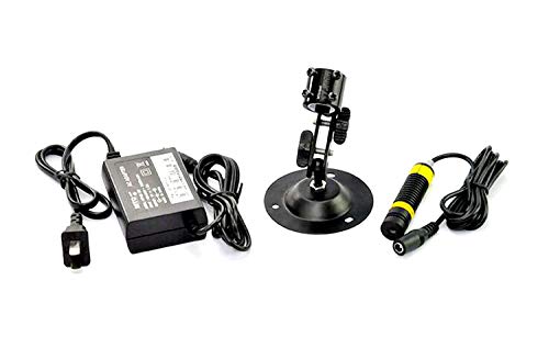 Fokussierbares 830nm 200mW IR Infrarot Dioden Laser Kreuz modul 16x68mm mit 5V Adapter + Halter Fokussierbares 830nm 200mW IR Infrarot Dioden Laser Kreuz modul 16x68mm mit 5V Adapter + Halter von sunshine-electronics