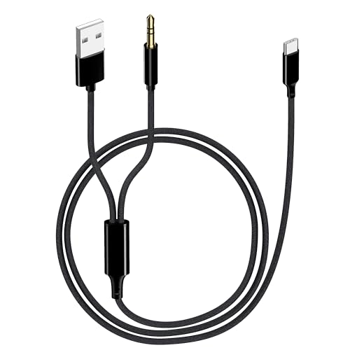 sunshot USB C auf 3,5 mm Audio Aux Jack USB Ladekabel USB Typ C auf 3,5 mm Kopfhörer Stereo Kabel kompatibel mit iPhone 15 Pro Max Plus, iPad Pro, Galaxy S23 S22 S21 S20 Ultra, Pixel etc [1,2 m] von sunshot