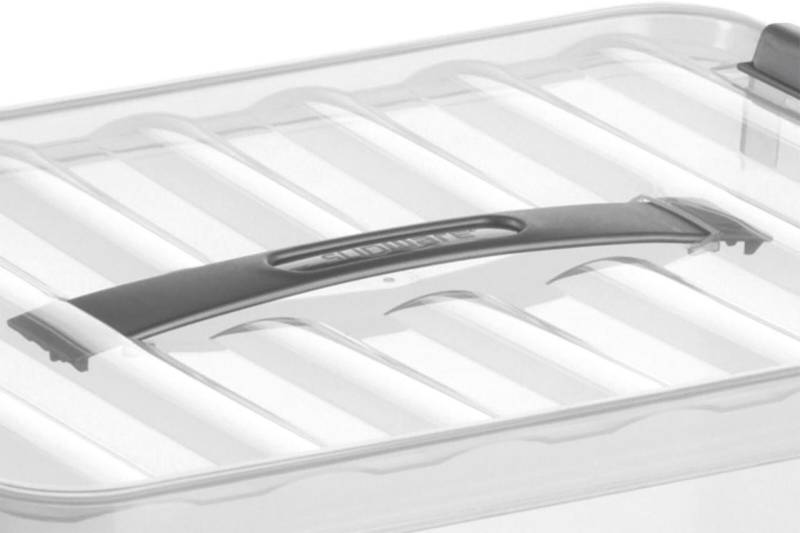 sunware® Aufbewahrungsbox Q-line 12,0 l - 40,0 x 30,0 x 14,0 cm transparent von sunware®