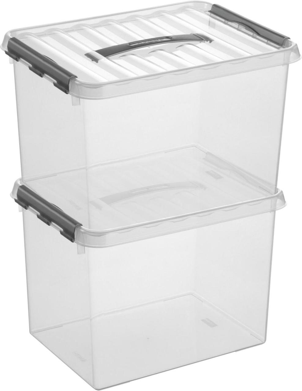 sunware® Aufbewahrungsbox Q-line 22,0 l - 40,0 x 30,0 x 26,0 cm transparent sunware® Aufbewahrungsbox Q-line 22,0 l - 40,0 x 30,0 x 26,0 cm transparent von sunware®