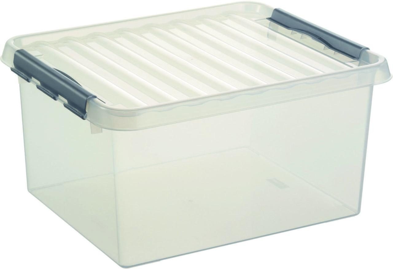 sunware® Aufbewahrungsbox Q-line 36,0 l - 50,0 x 40,0 x 25,5 cm transparent sunware® Aufbewahrungsbox Q-line 36,0 l - 50,0 x 40,0 x 25,5 cm transparent von sunware®
