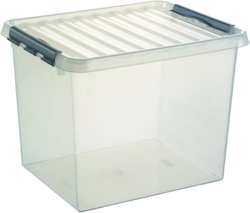 sunware® Aufbewahrungsbox Q-line 52,0 l - 50,0 x 40,0 x 38,0 cm transparent von sunware®