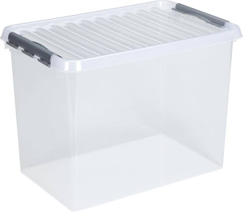 sunware® Aufbewahrungsbox Q-line 62,0 l - 60,0 x 40,0 x 34,0 cm transparent von sunware®