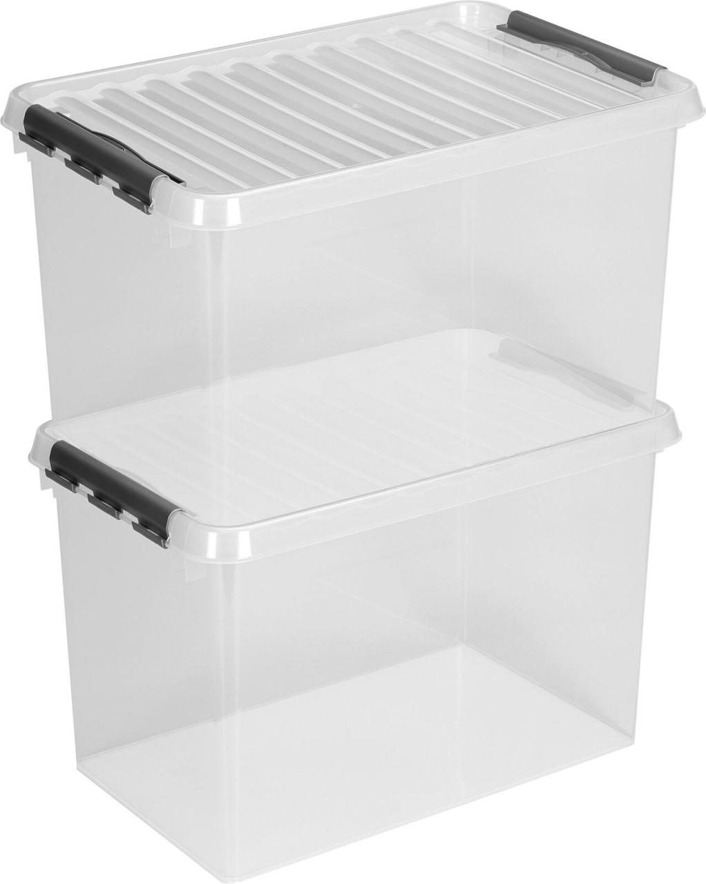 sunware® Aufbewahrungsbox Q-line 72,0 l - 60,0 x 40,0 x 42,0 cm transparent sunware® Aufbewahrungsbox Q-line 72,0 l - 60,0 x 40,0 x 42,0 cm transparent von sunware®