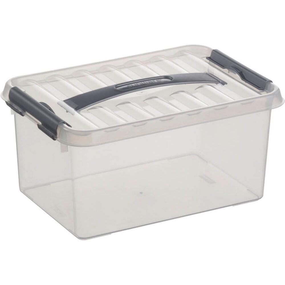 sunware Q-line 30,0 x 20,0 x 14,0 cm Aufbewahrungsbox 6,0 l - transparent sunware Q-line 30,0 x 20,0 x 14,0 cm Aufbewahrungsbox 6,0 l - transparent von sunware®