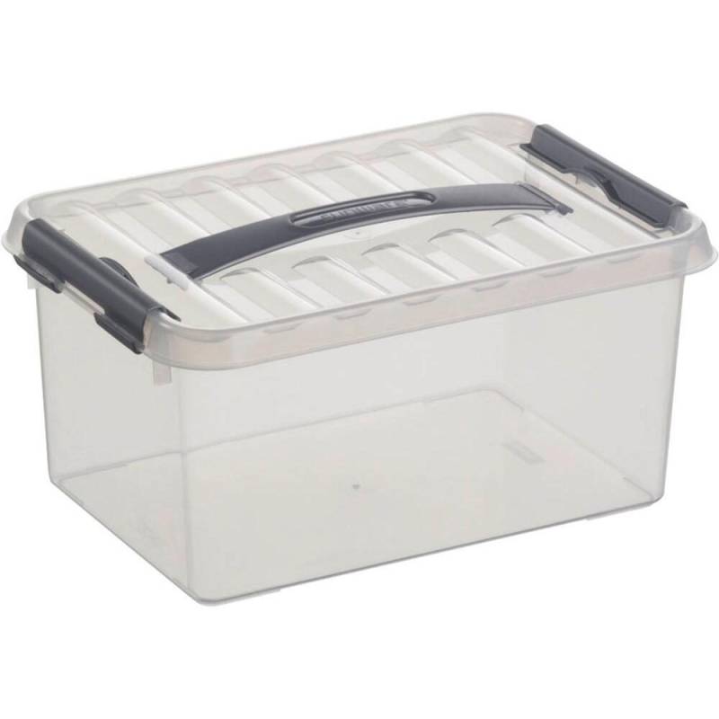 sunware Q-line 30,0 x 20,0 x 14,0 cm Aufbewahrungsbox 6,0 l - transparent von sunware®