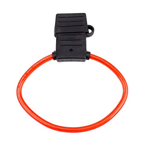 Maxi-Flachsicherungshalter, 8 AWG, Inline-Draht, 12–24 V Volt, wasserdicht + 40 A Sicherung von sunwes