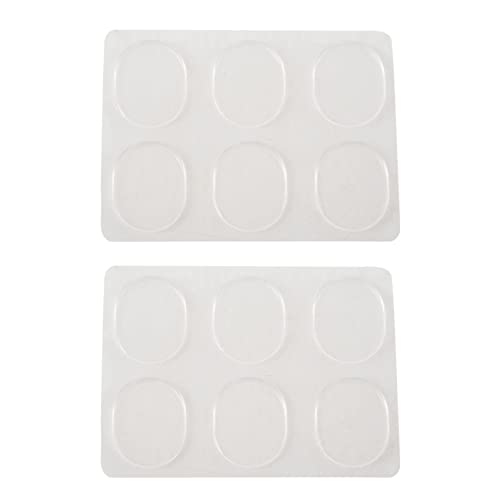suoera 12 teile Snare Drum Mute Pad Trommel Daempfer Gel Pads Snare Trommel Schalldaempfer Mute Transparent Schlaginstrument Zubehoer (Transparent) von suoera