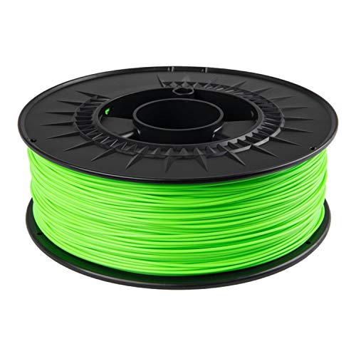 super-filament PLA Filament PRO 1.75 mm 1kg für 3D Drucker ähnl. RAL Farben (Leuchtgrün) von super-filament