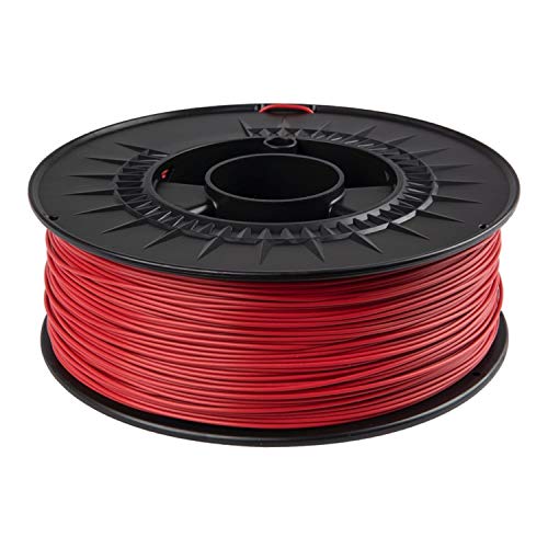 super-filament PLA Filament PRO 1.75 mm 1kg für 3D Drucker ähnl. RAL Farben (Verkehrsrot RAL 3020) von super-filament