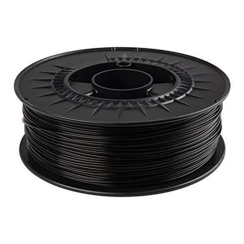 super-filament PLA Filament PRO 1.75 mm 1kg für 3D Drucker ähnl. RAL Farben (Verkehrsschwarz RAL 9017) von super-filament