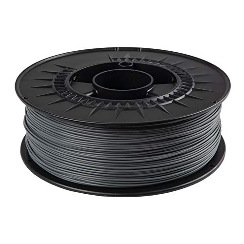 super-filament PLA Filament PRO 2.85 mm 1kg für 3D Drucker ähnl. RAL Farben (Eisengrau RAL 7011) von super-filament