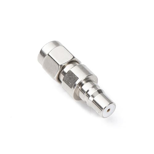 supmory SMA-auf-QMA-Adapter, SMA-Stecker auf QMA-Buchse, Adapter, Koaxialstecker, 1 Stück von supmory
