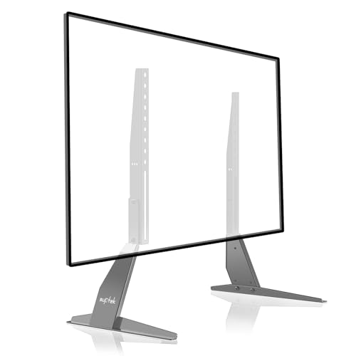 Suptek Universal TV Ständer für die meisten 23-42 Zoll LED LCD LCD Flachbildfernseher Fernseher Tisch Standfuß Fernsehtisch TV Halterung Höhenverstellbar Fernsehstand ML1732 von suptek