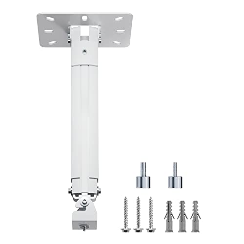 suptek Beamer Deckenhalterung Erweitern Mini-Projektor-Deckenhalterung Verstellbare Wandhalterung mit Gewindeadaptern für Projektor-DVR-Kamera, Max. 13.6kg (PR05MINI) von suptek