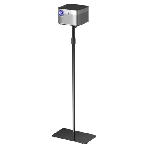 Suptek PR001F Projektorständer, Bodenhalterung, höhenverstellbar von 1015 bis 1385 mm, universelle Deckenhalterung mit 360-Grad-Drehung, von suptek