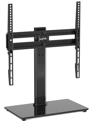 suptek TV Ständer Schwenkbar for 26-55 inch LED OLED Flat Curved Screens bis zu 50 KG, TV Stand höhenvertsellbar, TV Standfuss, Max VESA 400x400mm, TS202 suptek TV Ständer Schwenkbar for 26-55 inch LED OLED Flat Curved Screens bis zu 50 KG, TV Stand höhenvertsellbar, TV Standfuss, Max VESA 400x400mm, TS202 von suptek