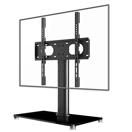 suptek TV Standfuss Universal TV Ständer für 17-55 Zoll LCD LED Fernseher oder Monitore bis zu 40 KG, Max.VESA 400X400mm Höhenverstellbar TV Standfuß Fernseher Standfuss(TS001-02) von suptek