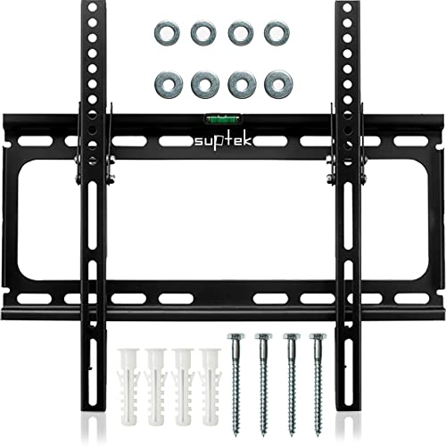 suptek TV Wandhalterung, Wandhalterung Fernseher für 26-55 Zoll LCD/LED/Plasma/Flach&Curved bis 45kg, TV Halterung Neigbare Wandhalterung TV Fernsehhalterung VESA Wandhalterung, Max. VESA 400x400mm suptek TV Wandhalterung, Wandhalterung Fernseher für 26-55 Zoll LCD/LED/Plasma/Flach&Curved bis 45kg, TV Halterung Neigbare Wandhalterung TV Fernsehhalterung VESA Wandhalterung, Max. VESA 400x400mm von suptek