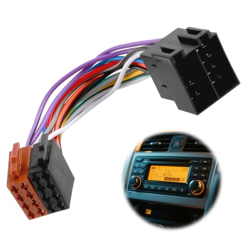 16-poliges auf ISO-Adapterkabel, Autoradiokabel mit Standard-ISO-Kabelbaum, Anschluss kompatibel mit Volkswagen und anderen Modellen, einfache Installation für Autoradio 16-poliges auf ISO-Adapterkabel, Autoradiokabel mit Standard-ISO-Kabelbaum, Anschluss kompatibel mit Volkswagen und anderen Modellen, einfache Installation für Autoradio von suuosl
