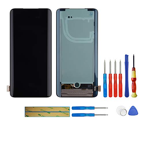 SWARK Fluid AMOLED LCD-Touchscreen-Digitizer, kompatibel mit OnePlus 7 Pro/OnePlus 7T Pro LCD-Touchscreen-Display mit verbessertem Reparaturwerkzeug-Set, Schwarz SWARK Fluid AMOLED LCD-Touchscreen-Digitizer, kompatibel mit OnePlus 7 Pro/OnePlus 7T Pro LCD-Touchscreen-Display mit verbessertem Reparaturwerkzeug-Set, Schwarz von swark