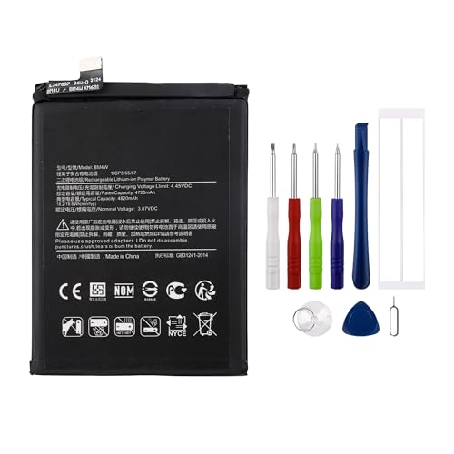 Swark 4720mAh BM4W Ersatz Akku Kompatibel mit Xiaomi Mi 10T Lite 5G M2007J17G / Redmi Note 9 Pro 5G M2007J17C with Werkzeugsatz von swark