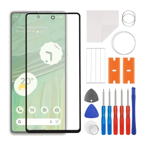 swark 6.3" Display Glas Frontglas Reparatur Replacement Set kompatibel mit Google Pixel 7 GVU6C, GQML3, GO3Z5 mit OCA(No LCD Screen and Touch Digitizer) inkl Werkzeugsatz von swark