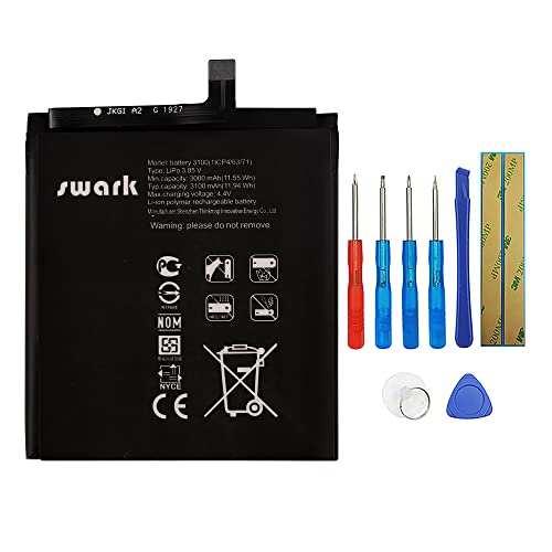 Swark Akku BQ 3100 Replacement Komplett with BQ Aquaris X2 Pro with Tools von swark
