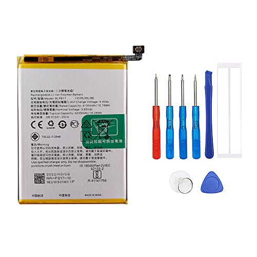 Swark BLP817 Akku Kompatibel mit Oppo A15/ A15S 4100mAh with Tools von swark