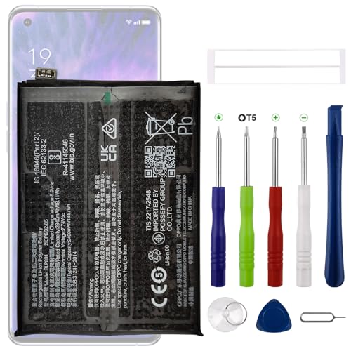 Swark Neu BLP891 Ersatz Akku Kompatibel mit Oppo Find X5 PFFM10, CPH2307 Ersatzbatterie with Werkzeugsatz von swark
