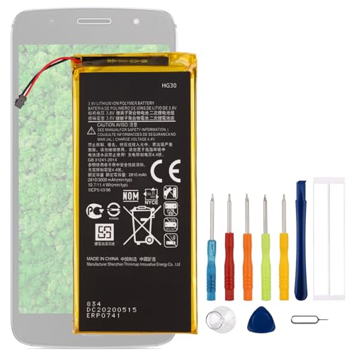 Swark Neu HG30 Ersatz Akku Kompatibel mit Moto G6 XT1806 mit aktualisiertem Reparaturwerkzeugsatz von swark