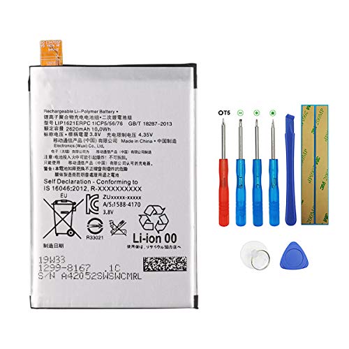Swark Replacement Akku LIP1621ERPC Kompatibel mit Sony Xperia x F5121 Xperia x Dual F5122 with Tools Swark Replacement Akku LIP1621ERPC Kompatibel mit Sony Xperia x F5121 Xperia x Dual F5122 with Tools von swark