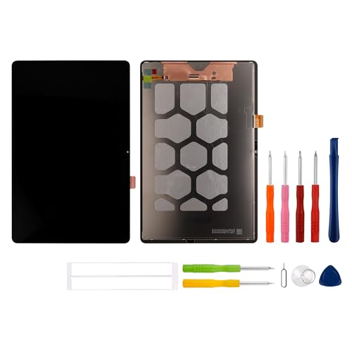 swark 12.4 Zoll Ersatz LCD Display für Samsung Galaxy Tab S7 FE SM-T730, SM-T733 (Schwarz Ohne Rahmen) LCD Display Touchscreen Digital Assembly + Werkzeugsatz von swark