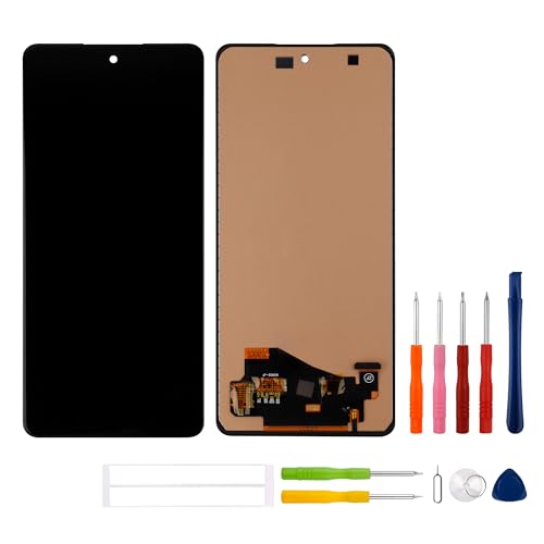 swark 6.7" TFT Display Kompatibel mit Galaxy M52 5G SM-M526 (Schwarz Ohne Rahmen) LCD Display Touchscreen Replacement + Werkzeugsatz (No Fingerprint) von swark