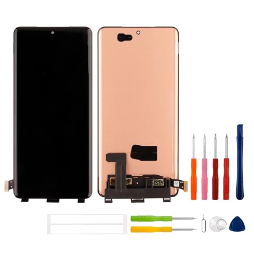 swark 6.82" AMOLED Display Kompatibel mit One-Plus 12 1+12 PJD110, CPH2573, CPH2581 (Schwarz Ohne Rahmen) (mit Fingerprint) LCD Display Touchscreen Digitizer + Werkzeugsatz von swark