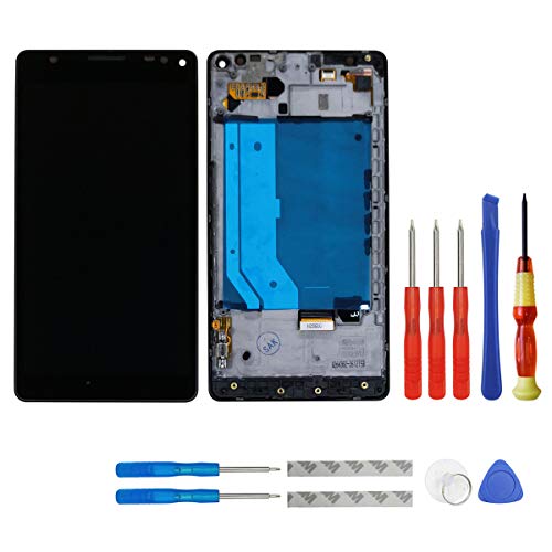 swark AMOLED Display Compatible with Microsoft Lumia 950XL Schwarz Touchscreen Bildschirm Digitizer with Rahmen +Tools von swark