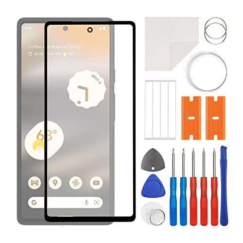 swark Display Glas Frontglas Reparatur Set kompatibel mit Google Pixel 6a (No LCD Screen) inkl. Werkzeugsatz von swark