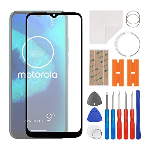 swark Display Glas Frontglas Reparatur Set kompatibel mit Moto G8 Power Lite inkl. Werkzeugsatz von swark