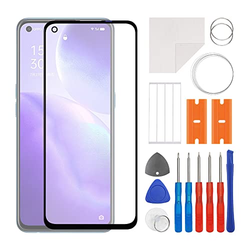 swark Display Glas Frontglas Reparatur Set kompatibel mit Oppo Find X3 Lite (No LCD Screen) inkl. Werkzeugsatz von swark