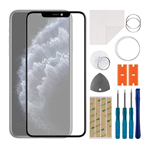 swark Display Glas Frontglas Reparatur Set kompatibel mit iPhone 11 Pro Max inkl. Werkzeugsatz von swark